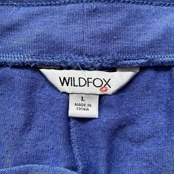 Wildfox cornflower blue Super Soft JOGGER pants‎ - Picture 4 of 7
